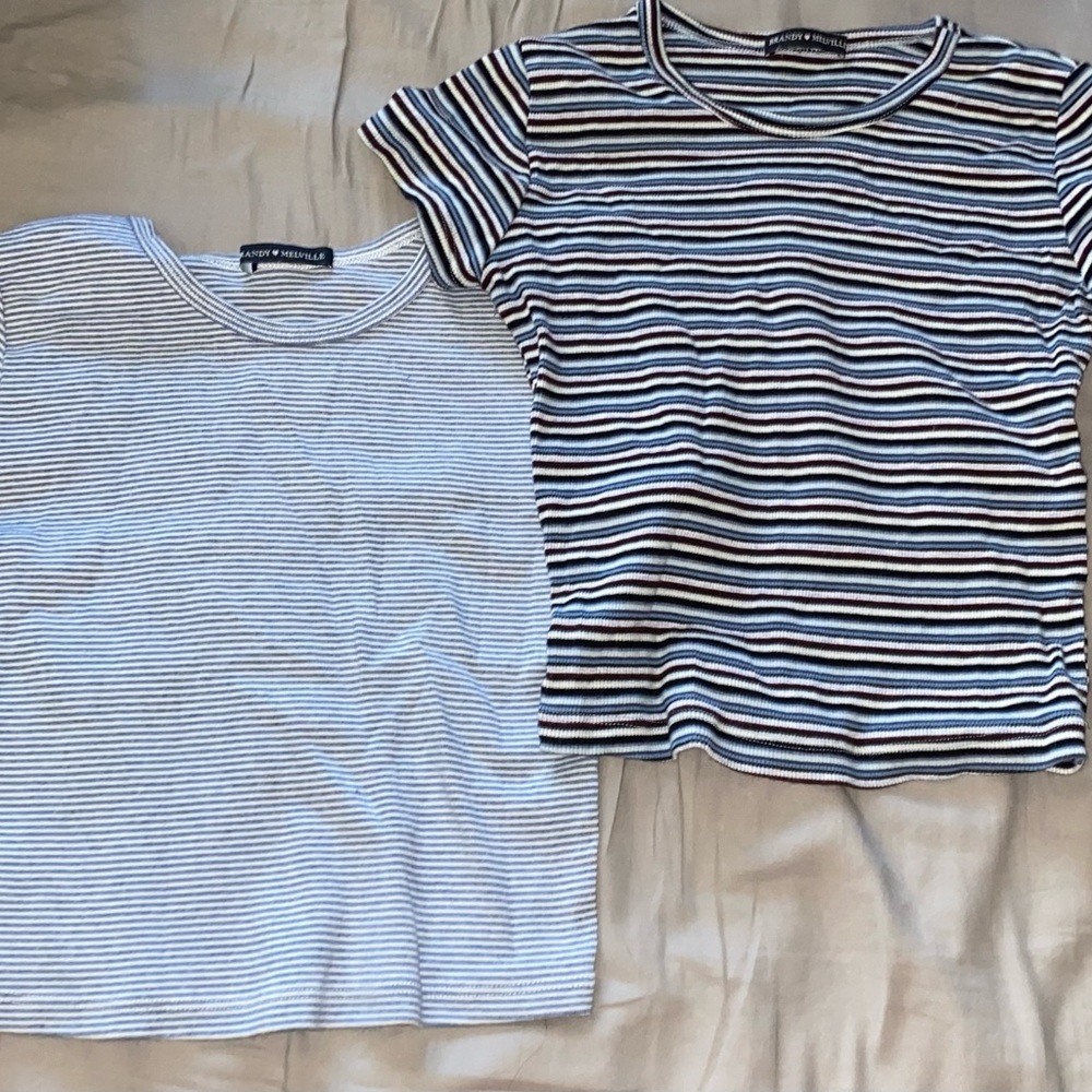 BRANDY MELVILLE STRIPED TEE BUNDLE